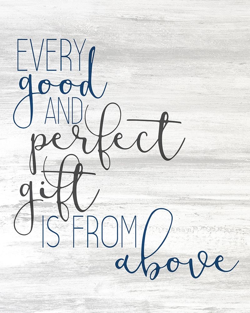 Perfect Gift blue art print by Kimberly Allen for $57.95 CAD