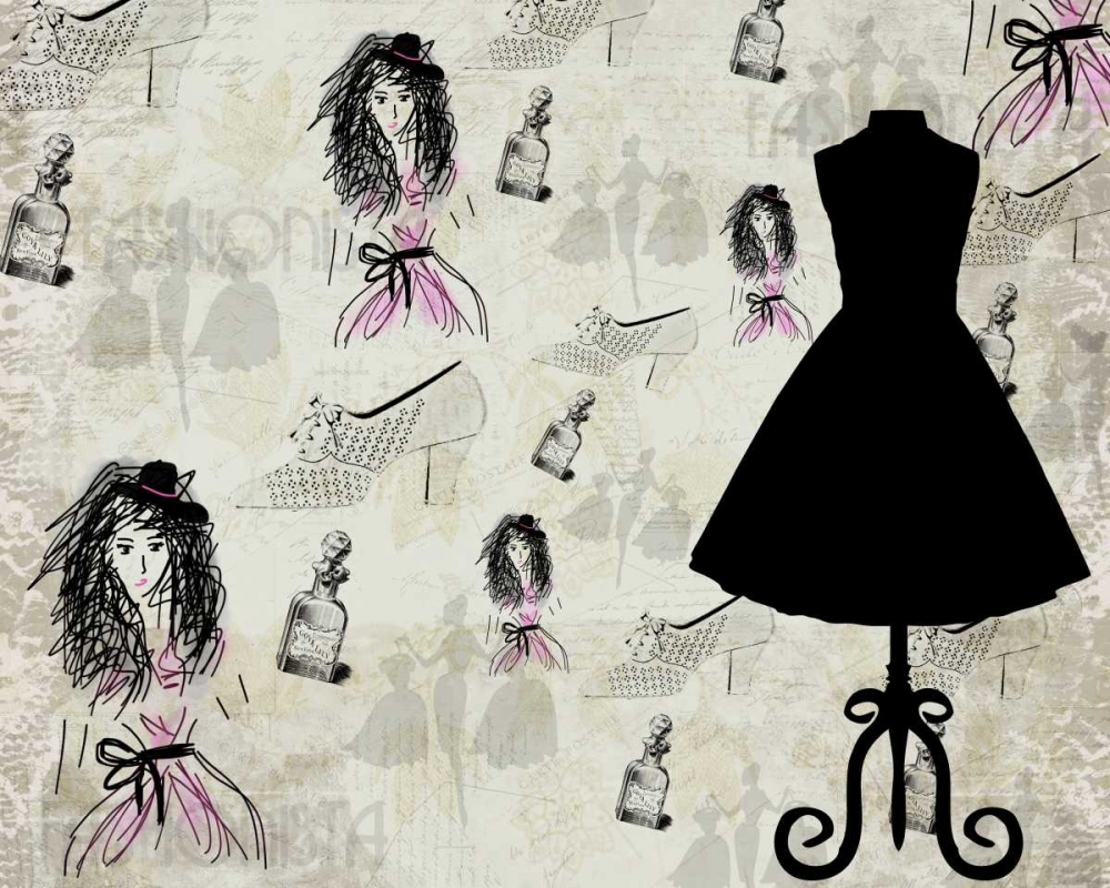 Fashionista art print by Kimberly Allen for $57.95 CAD