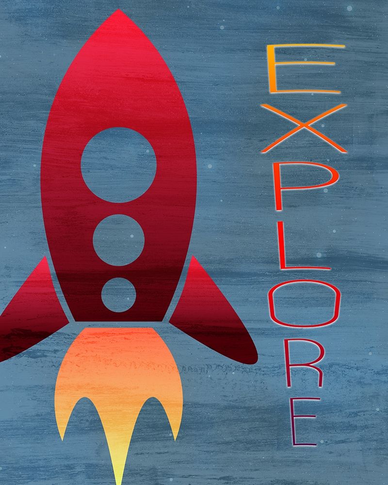 Space Explore 1 art print by Kimberly Allen for $57.95 CAD