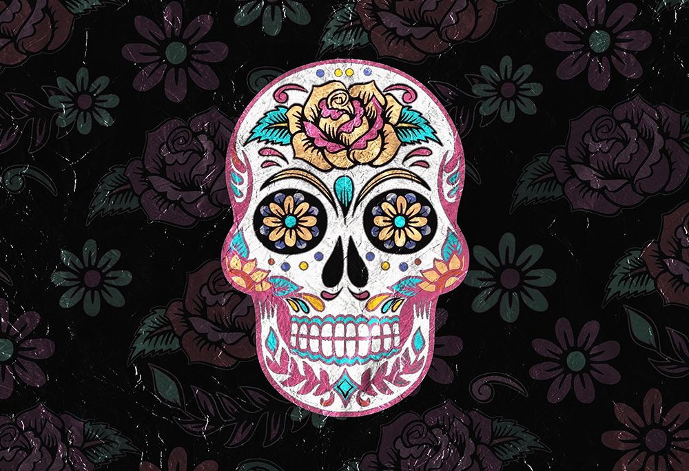 Roses and Skull art print by Kimberly Allen for $57.95 CAD