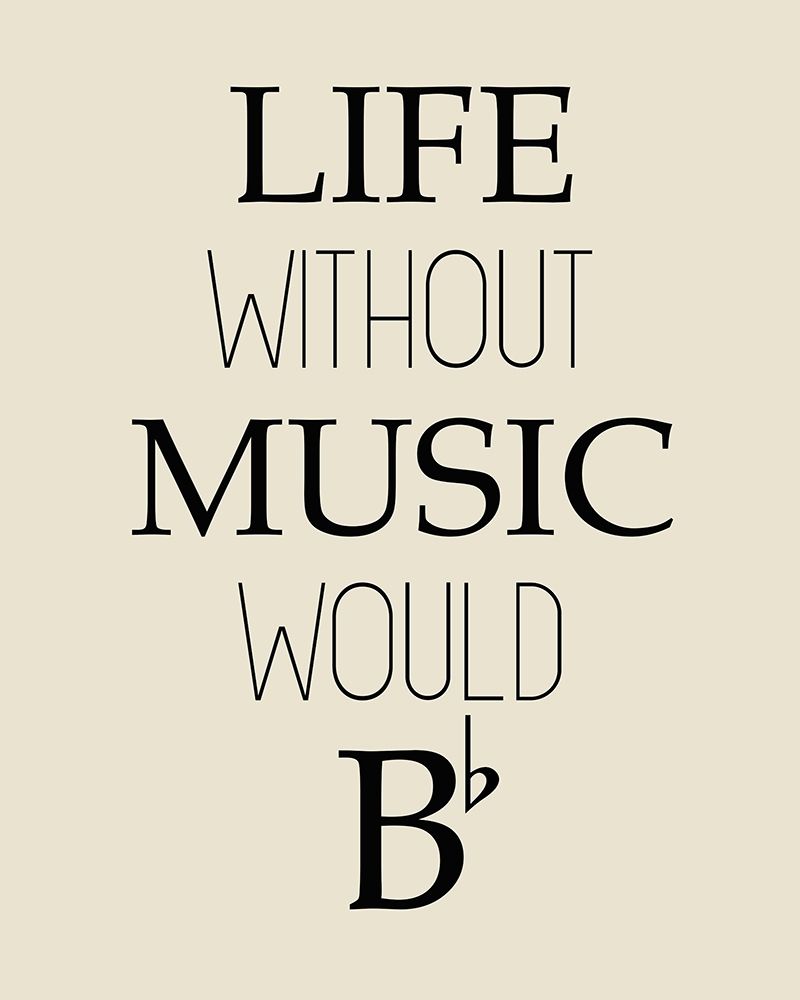 Life Without Music art print by Kimberly Allen for $57.95 CAD