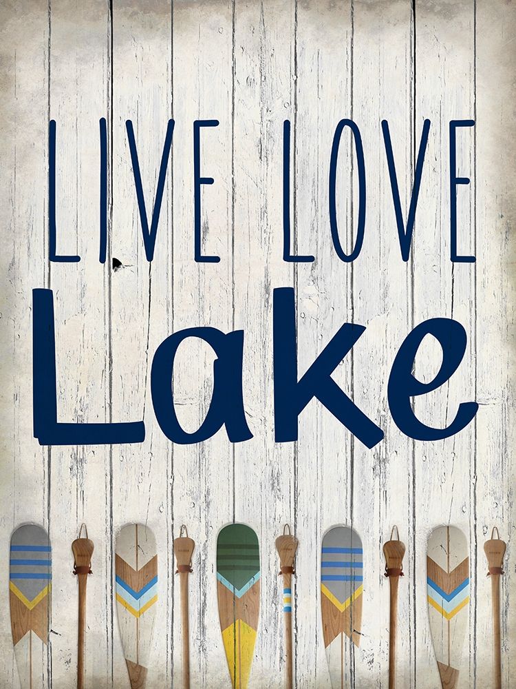 Live Love Lake art print by Kimberly Allen for $57.95 CAD