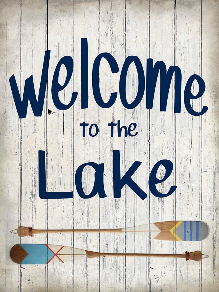 Welcome to the Lake art print by Kimberly Allen for $57.95 CAD
