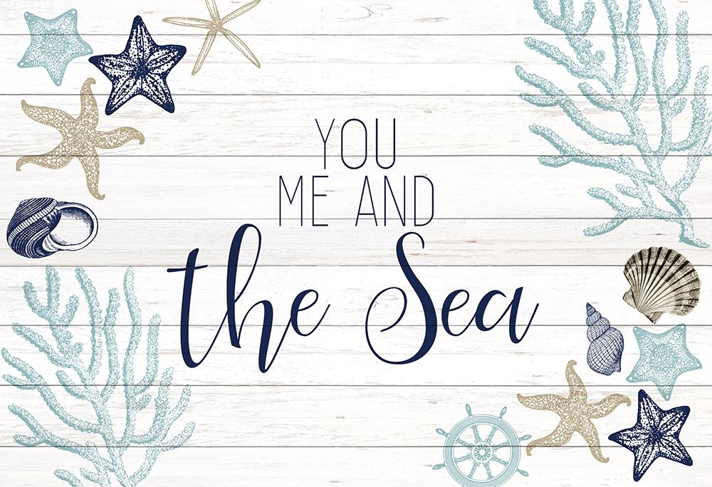 You Me and the Sea art print by Kimberly Allen for $57.95 CAD