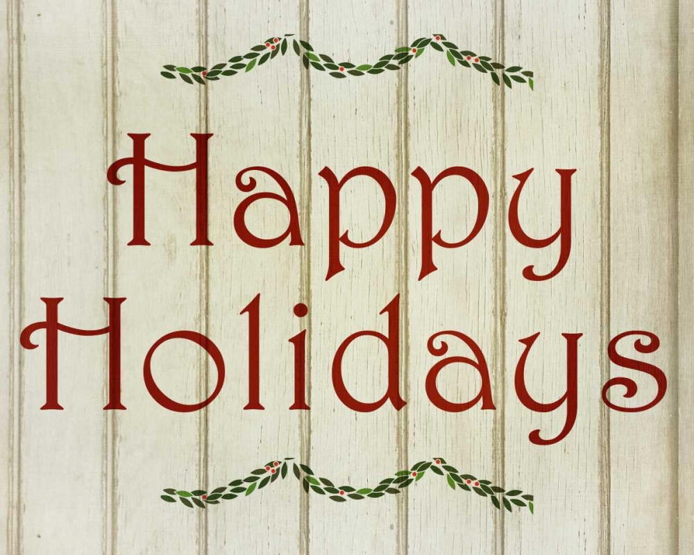 Happy Holidays art print by Kimberly Allen for $57.95 CAD