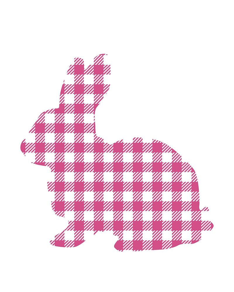 Bunny Gingham 2 art print by Kimberly Allen for $57.95 CAD