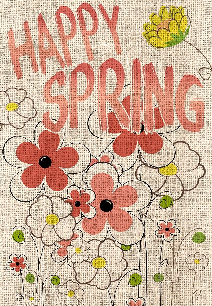 Happy Spring art print by Kimberly Allen for $57.95 CAD