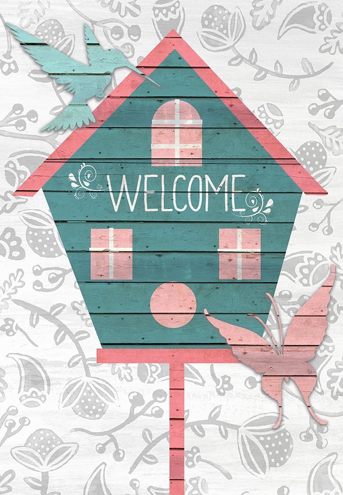 Welcome Birdhouse art print by Kimberly Allen for $57.95 CAD