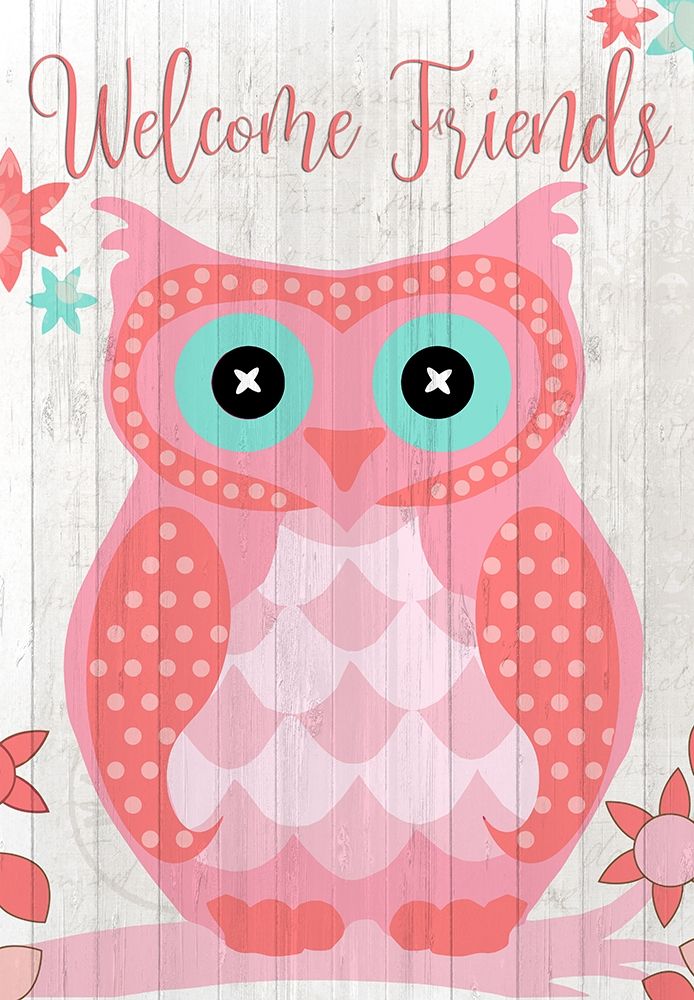 Welcome Owl art print by Kimberly Allen for $57.95 CAD