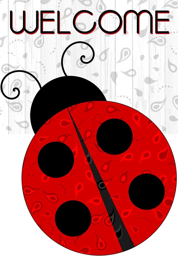 Welcome Ladybug art print by Kimberly Allen for $57.95 CAD