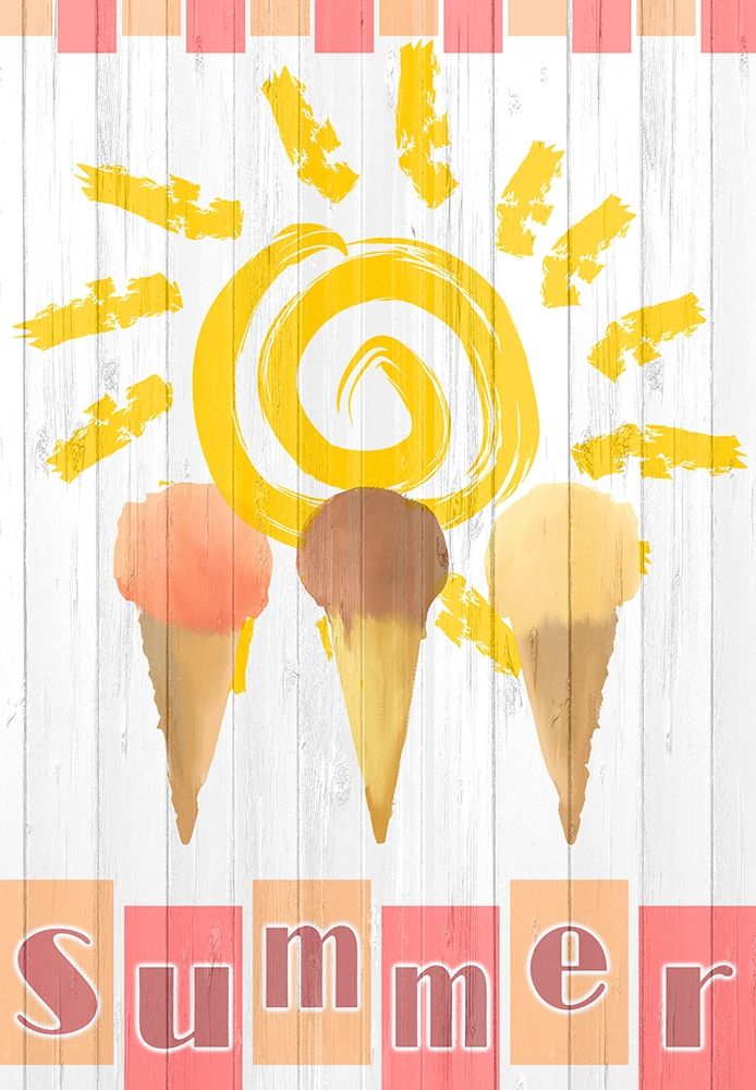 Summer Ice Cream art print by Kimberly Allen for $57.95 CAD