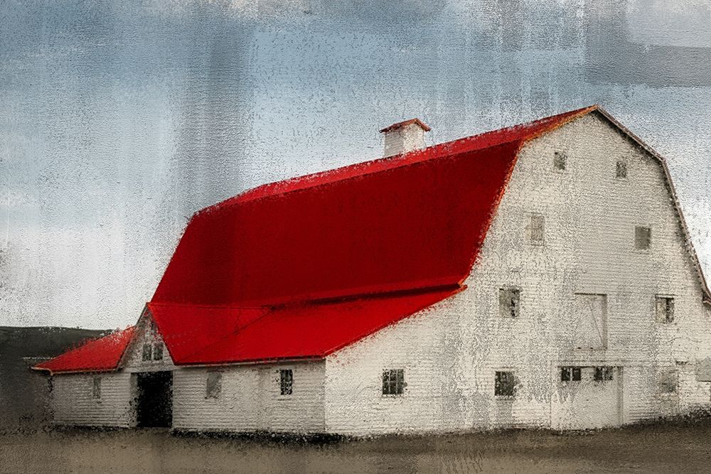 Red Roof Barn art print by Kimberly Allen for $57.95 CAD