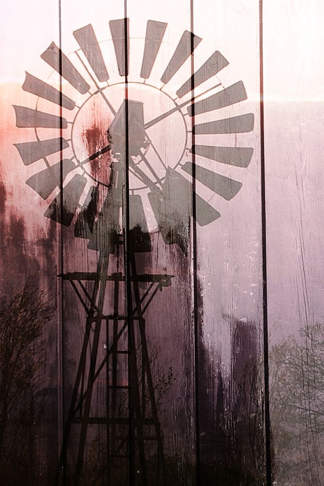 Windmill Sunset art print by Kimberly Allen for $57.95 CAD