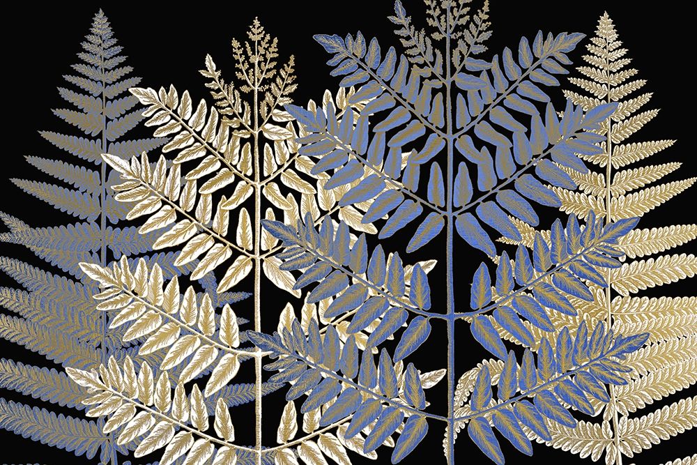 Gilded Ferns art print by Kimberly Allen for $57.95 CAD