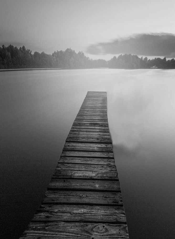 At the Dock BW art print by Kimberly Allen for $57.95 CAD