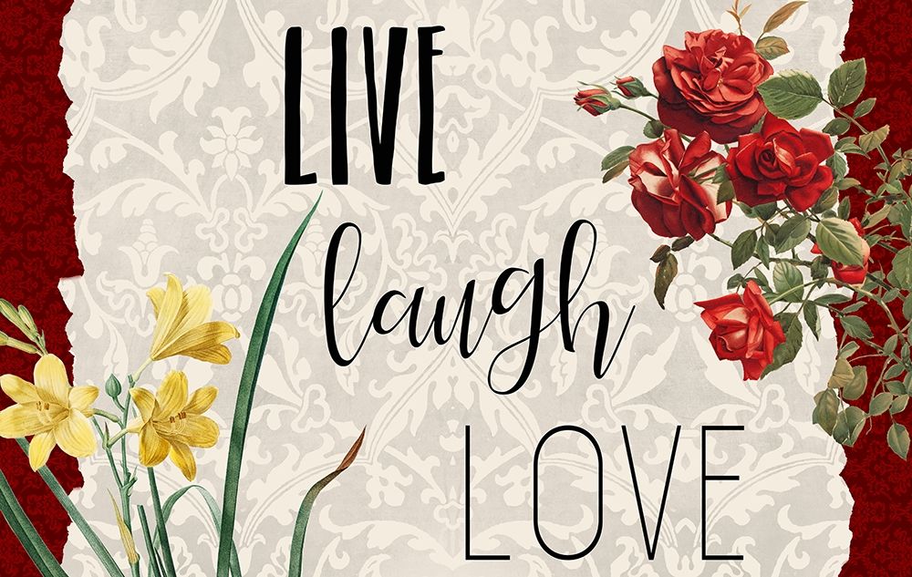 Live Laugh Love 1 art print by Kimberly Allen for $57.95 CAD