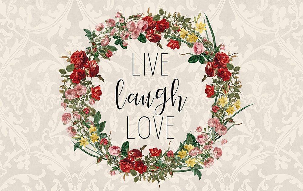 Live Laugh Love 2 art print by Kimberly Allen for $57.95 CAD