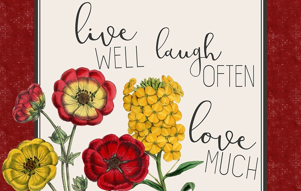 Live Well 1 art print by Kimberly Allen for $57.95 CAD
