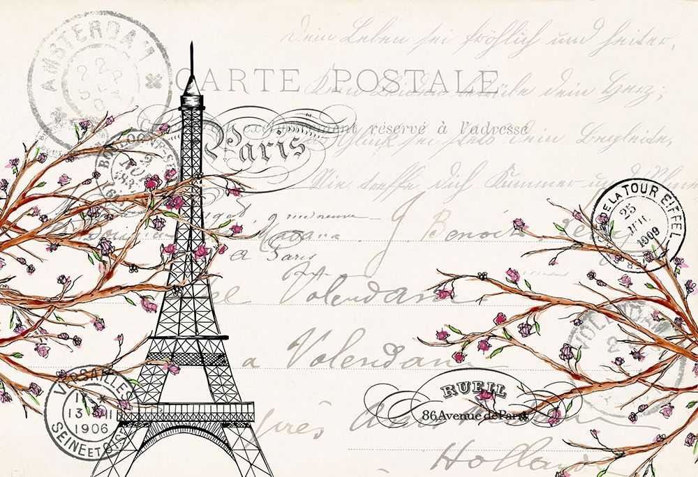 Paris Spring art print by Kimberly Allen for $57.95 CAD