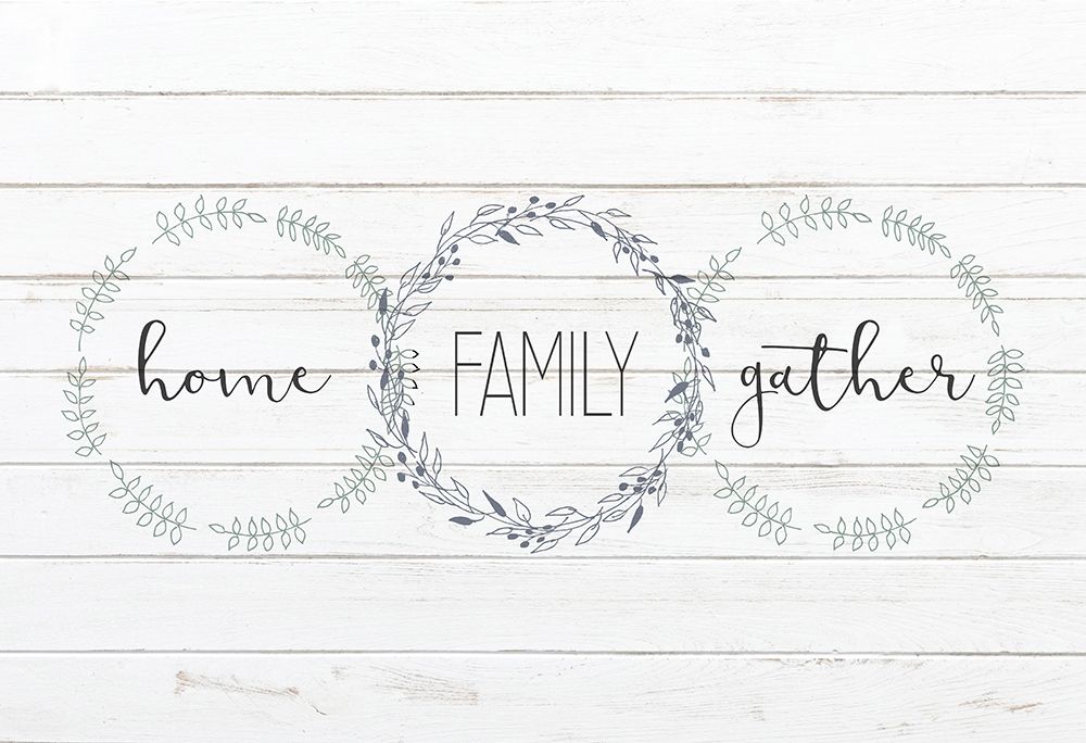 Home Family Gather art print by Kimberly Allen for $57.95 CAD