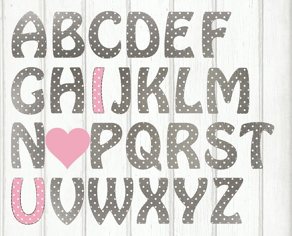 ABC Girl Silver art print by Kimberly Allen for $57.95 CAD