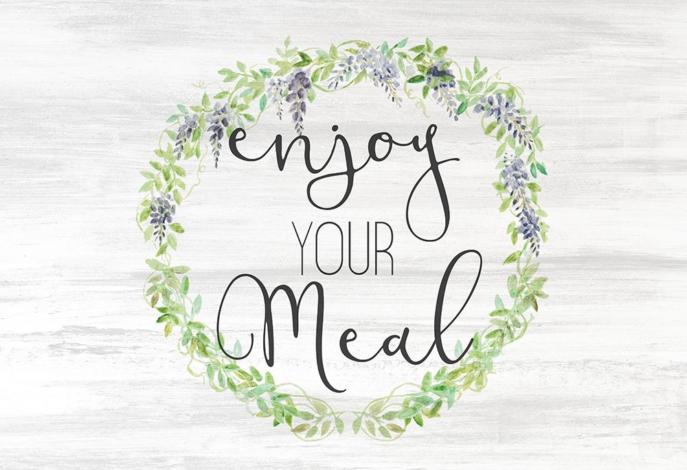 Enjoy your Meal art print by Kimberly Allen for $57.95 CAD