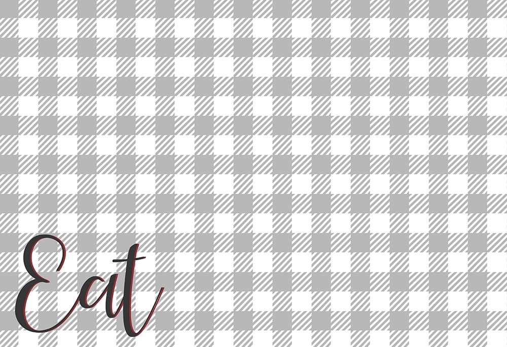 Eat Plaid art print by Kimberly Allen for $57.95 CAD