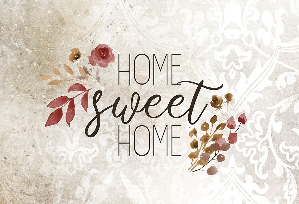 Home Sweet Home Floral 3 art print by Kimberly Allen for $57.95 CAD