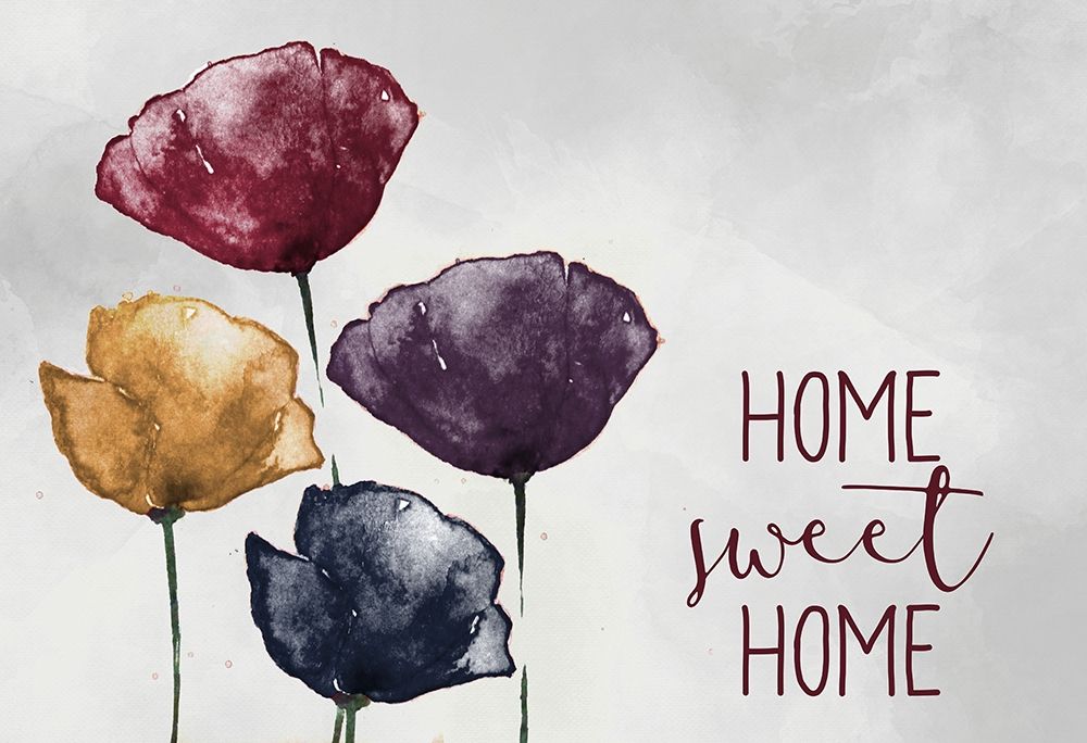 Home Sweet Home Poppies art print by Kimberly Allen for $57.95 CAD