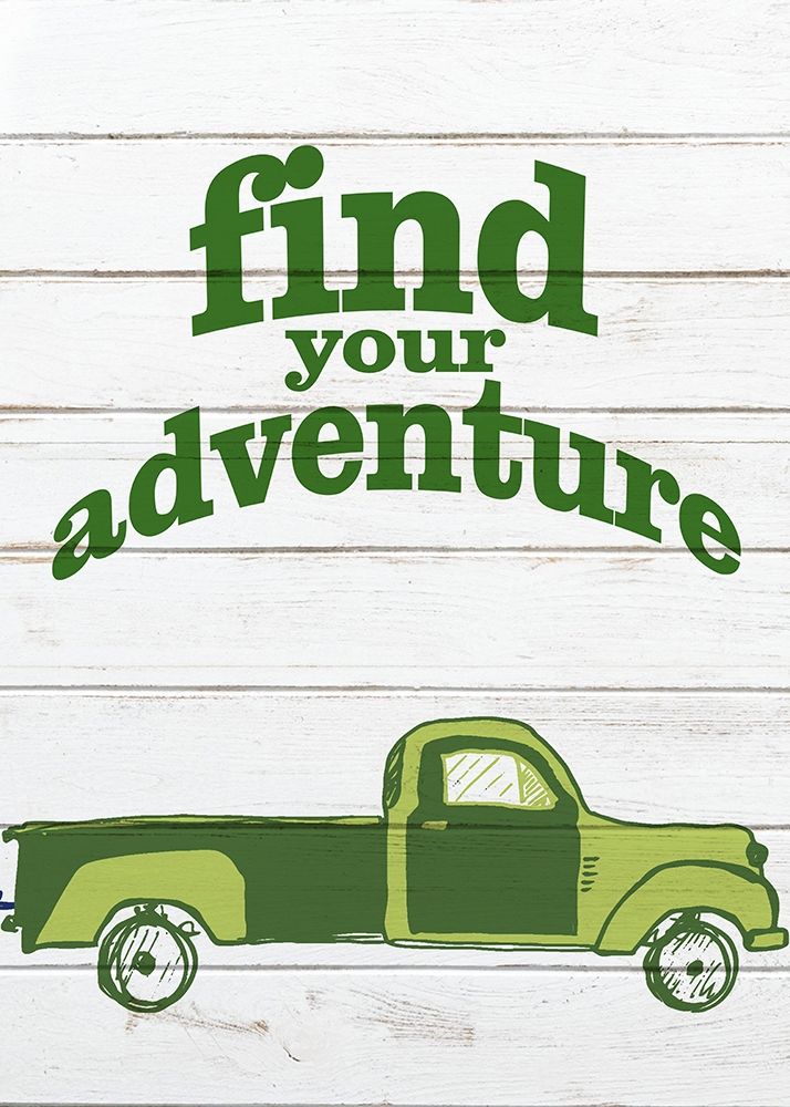 Green Happy Camper 2 art print by Kimberly Allen for $57.95 CAD