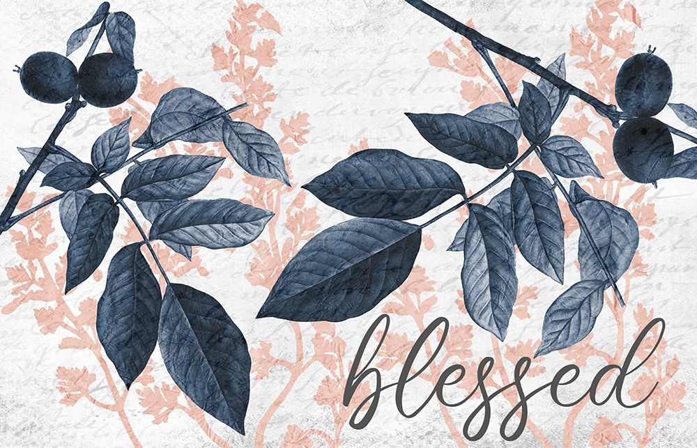 Navy Branches 1 Blessed art print by Kimberly Allen for $57.95 CAD