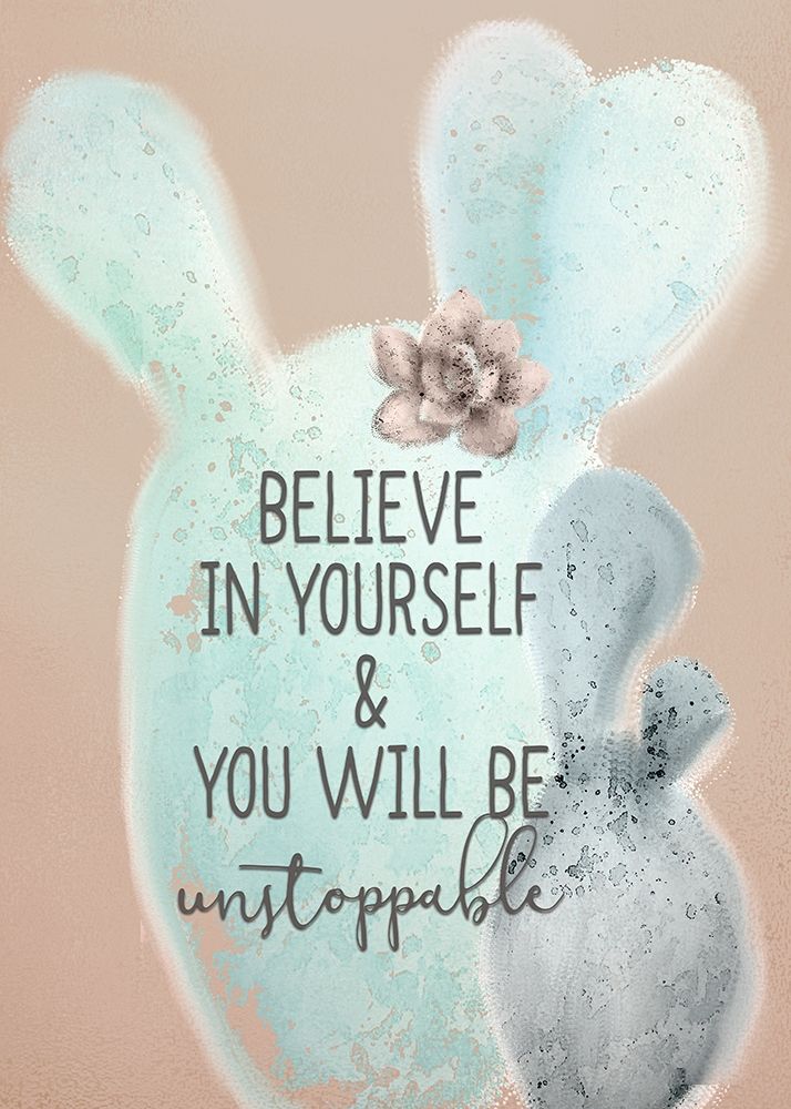 Cactus Believe 1 art print by Kimberly Allen for $57.95 CAD