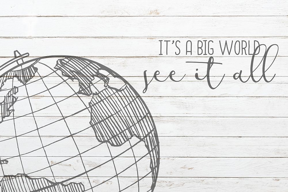 Its a Big World art print by Kimberly Allen for $57.95 CAD