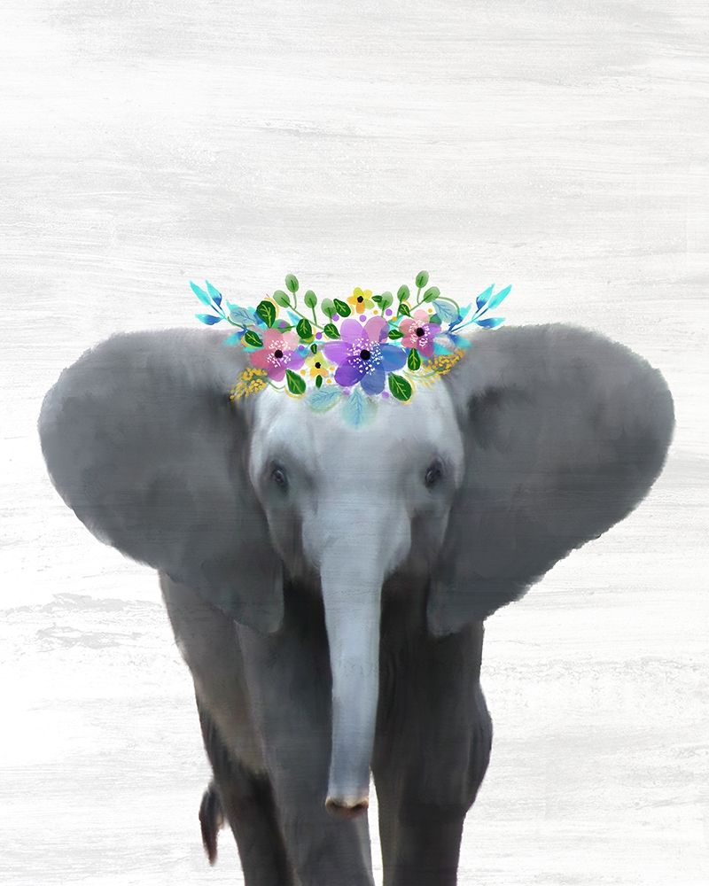 Baby Elephant art print by Kimberly Allen for $57.95 CAD