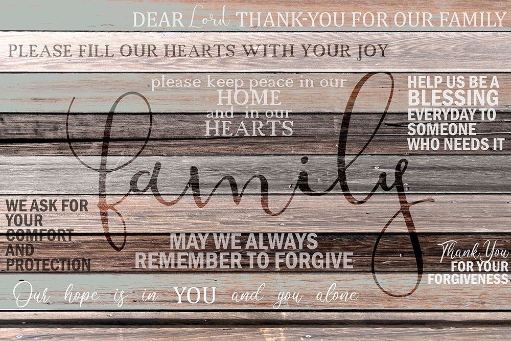 Family Prayer art print by Kimberly Allen for $57.95 CAD