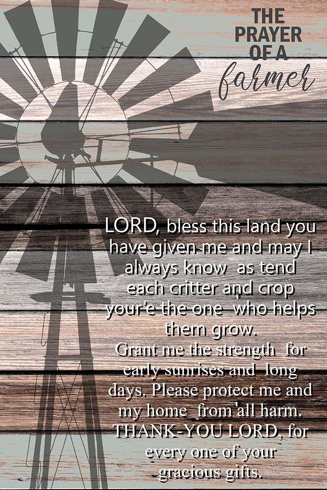 Prayer of A Farmer art print by Kimberly Allen for $57.95 CAD