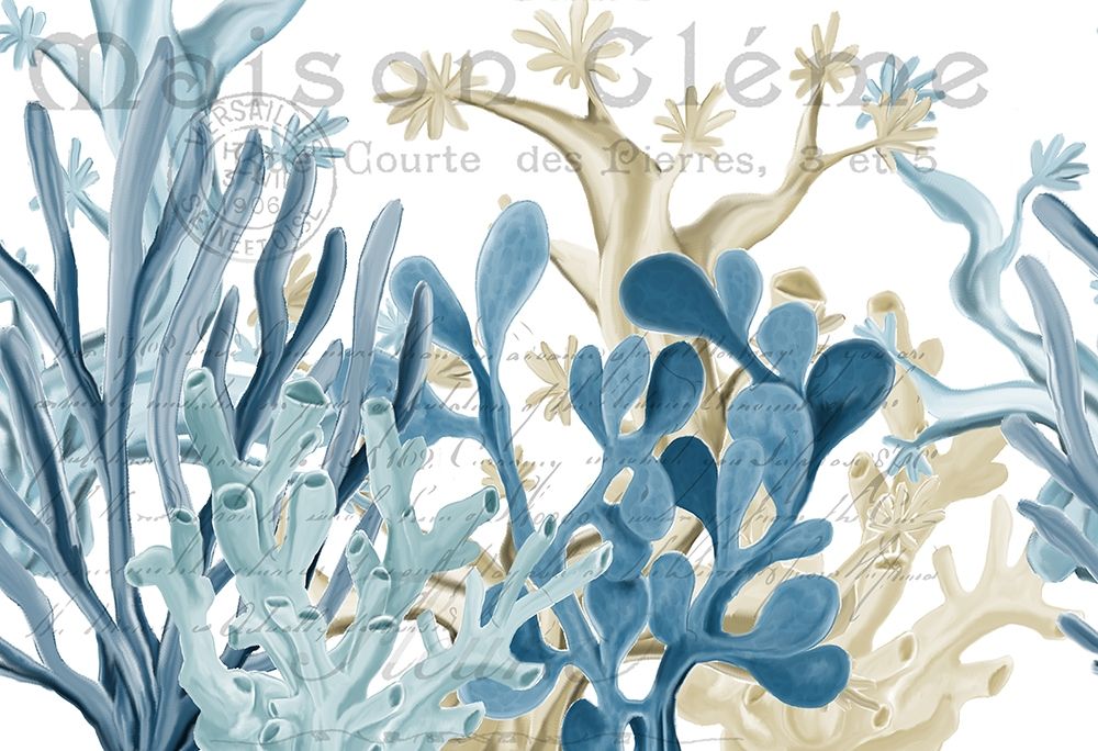 Coastal Coral 1 art print by Kimberly Allen for $57.95 CAD