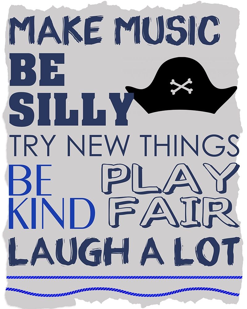 Be Silly 1 Blue art print by Kimberly Allen for $57.95 CAD