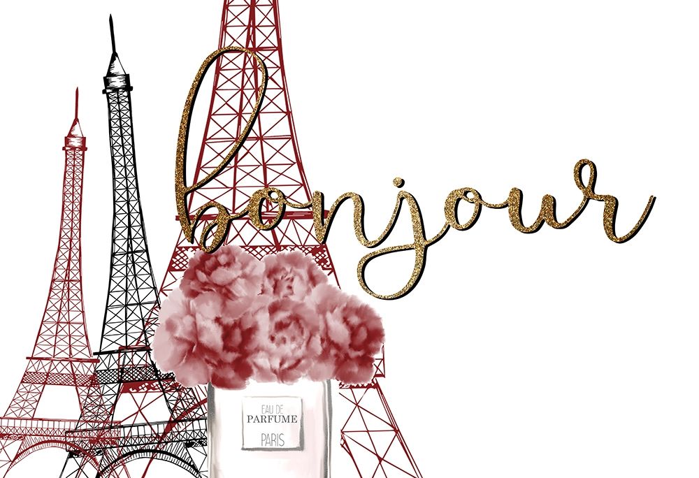 From Paris 5 Red art print by Kimberly Allen for $57.95 CAD