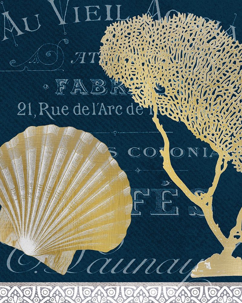 Azure Coastal 5 art print by Kimberly Allen for $57.95 CAD