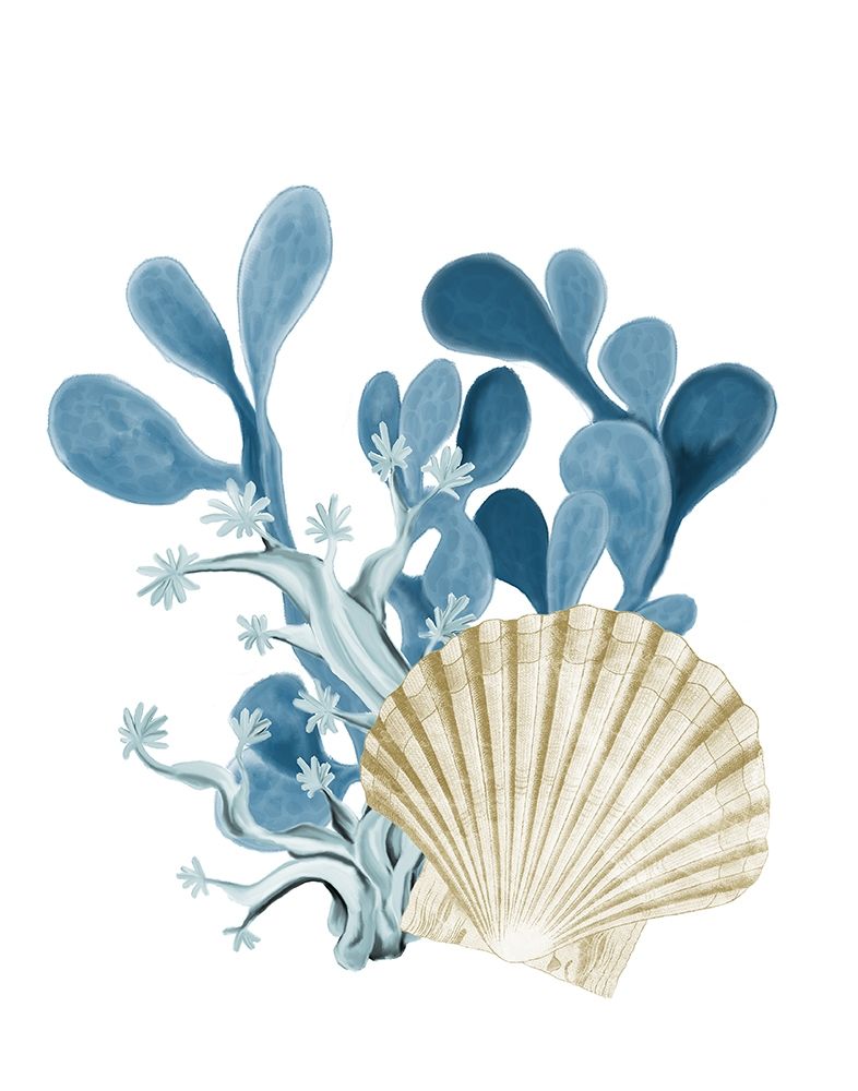 Coastal Coral 5 art print by Kimberly Allen for $57.95 CAD