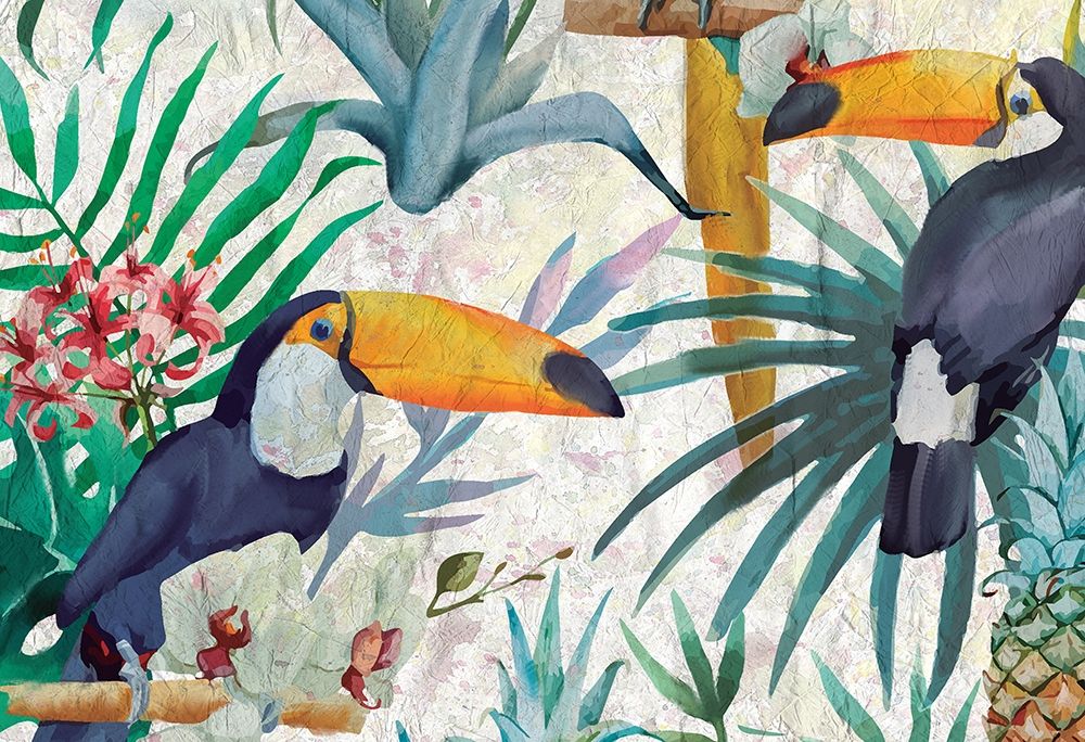 Tropical Tucan art print by Kimberly Allen for $57.95 CAD