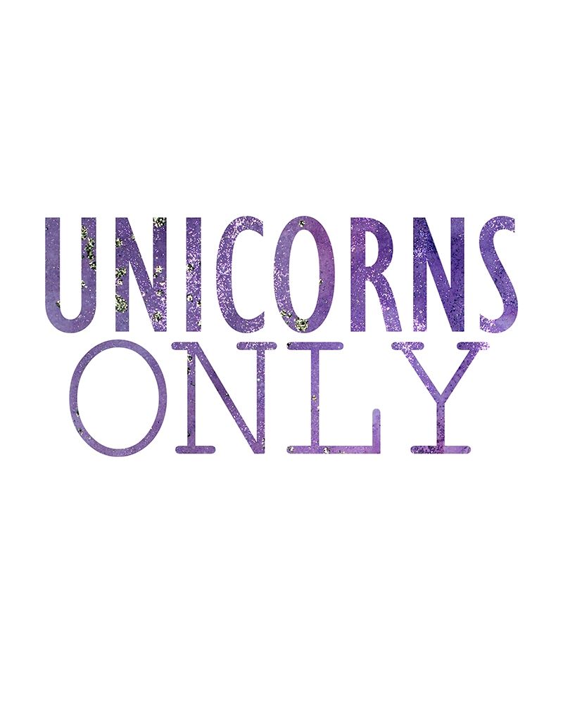 Unicorns Only 2 art print by Kimberly Allen for $57.95 CAD