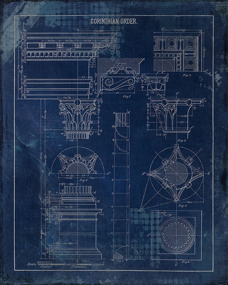 Details 1 Blue art print by Kimberly Allen for $57.95 CAD