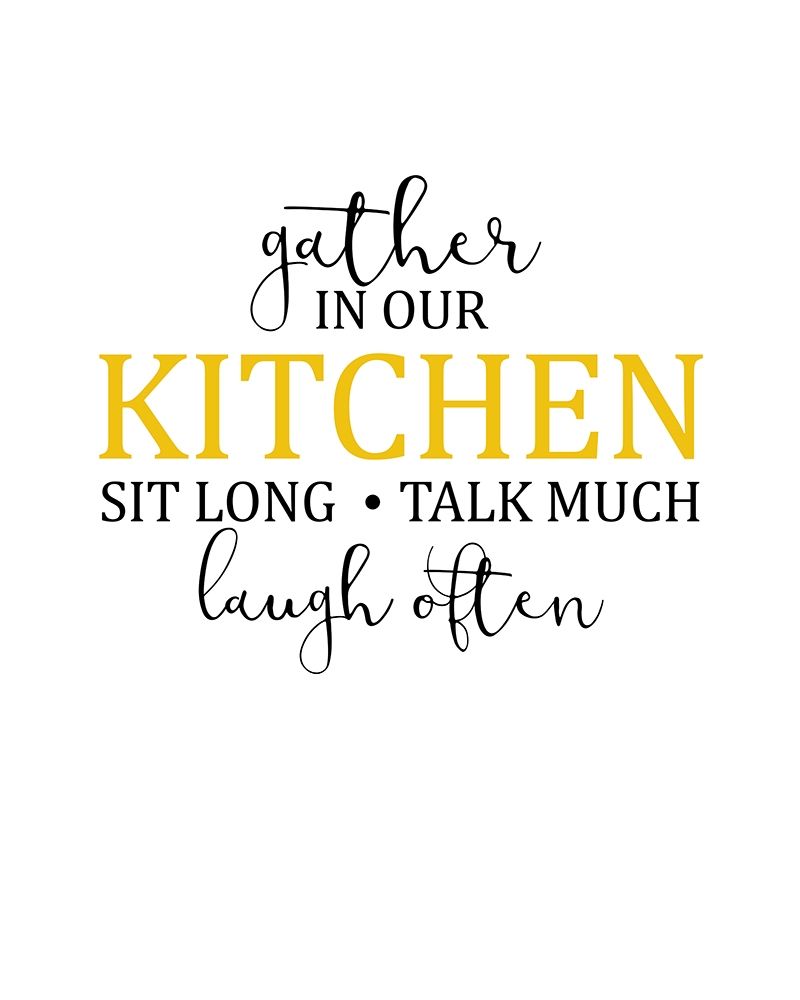 Gather in Our Kitchen art print by Kimberly Allen for $57.95 CAD