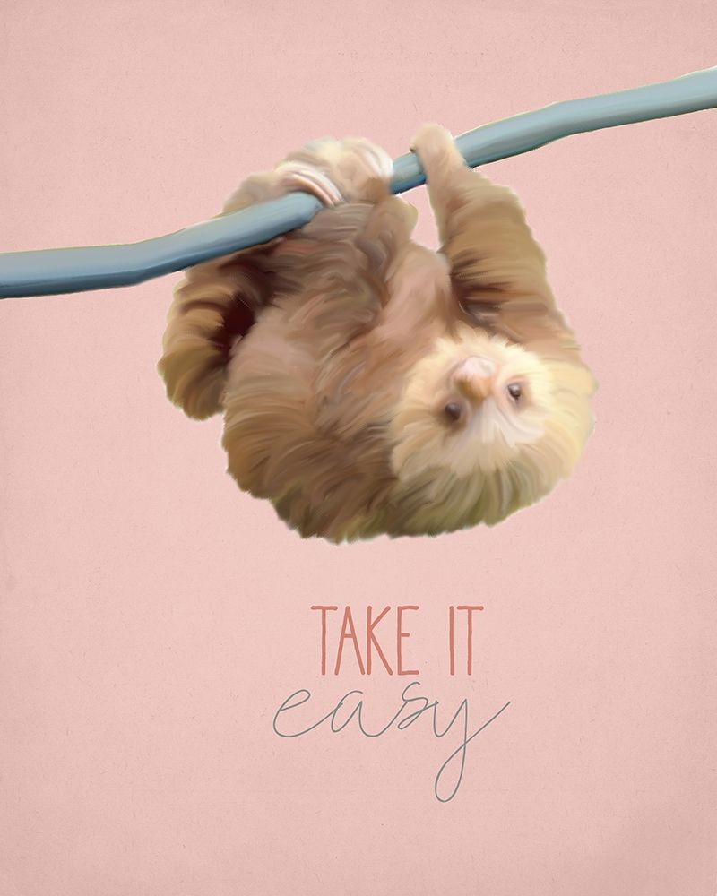Happy Sloths 1 art print by Kimberly Allen for $57.95 CAD