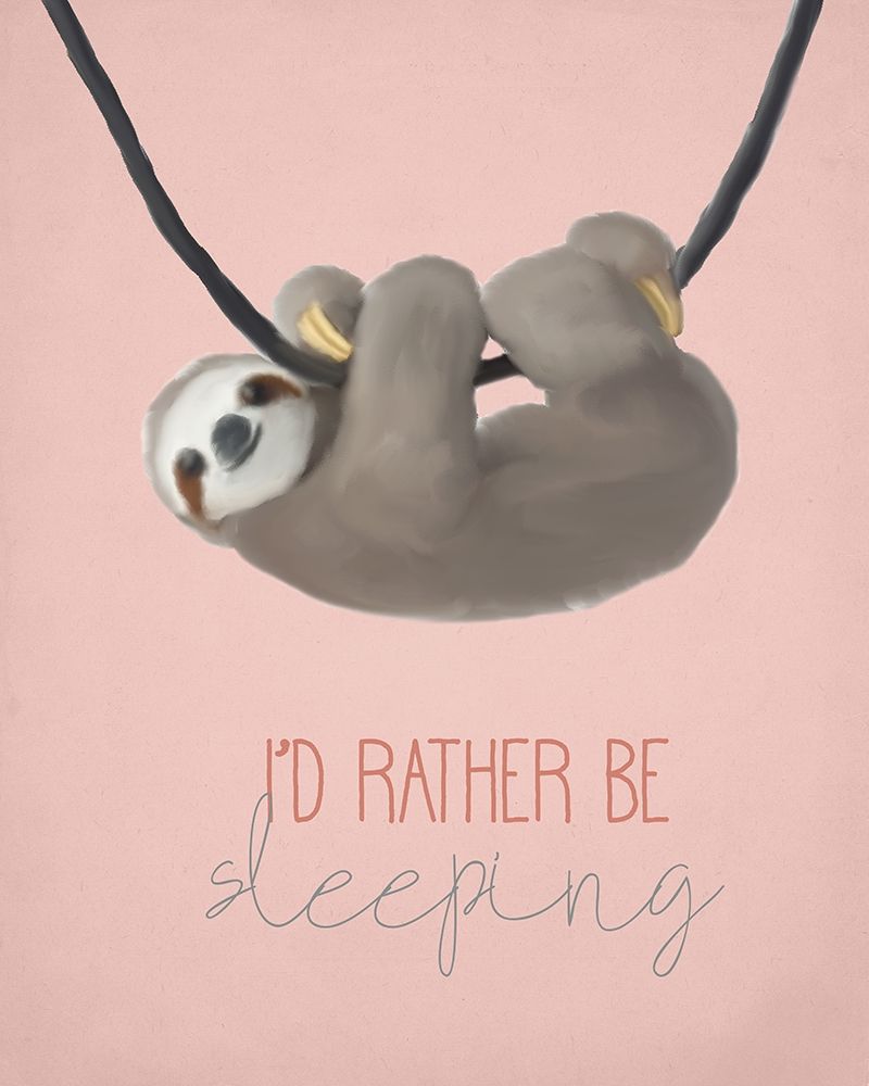 Happy Sloths 2 art print by Kimberly Allen for $57.95 CAD