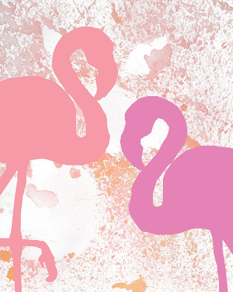 Flamingo Love 1 art print by Kimberly Allen for $57.95 CAD