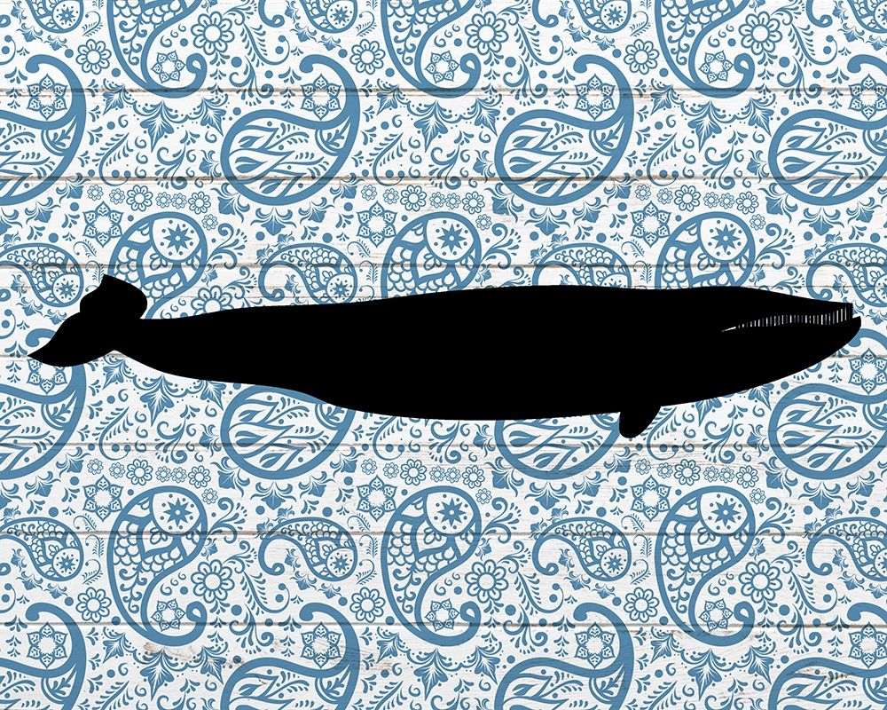 Paisley Whale 3 art print by Kimberly Allen for $57.95 CAD