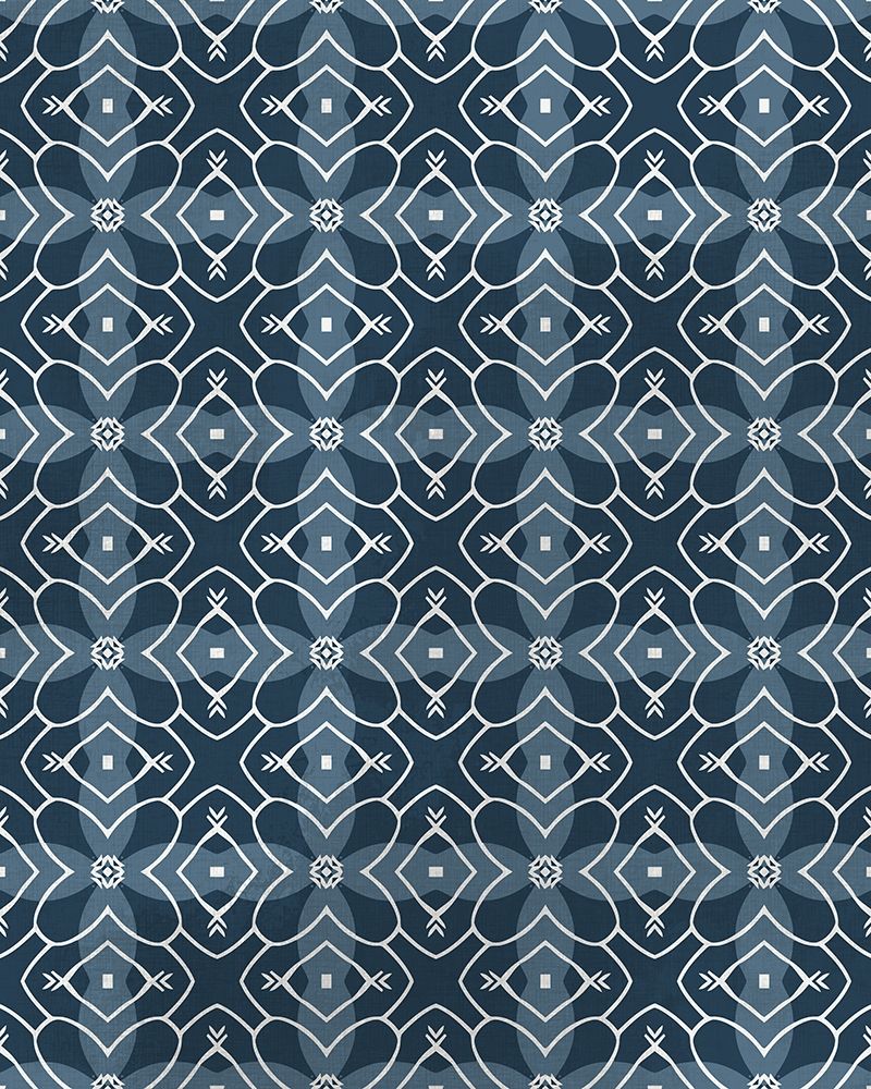Navy Pattern 2 art print by Kimberly Allen for $57.95 CAD
